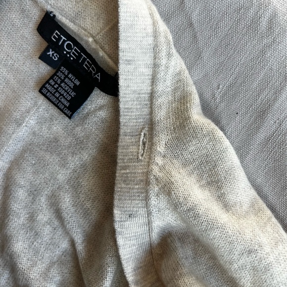 Etcetera wool sweater shrug. XS - Picture 5 of 6